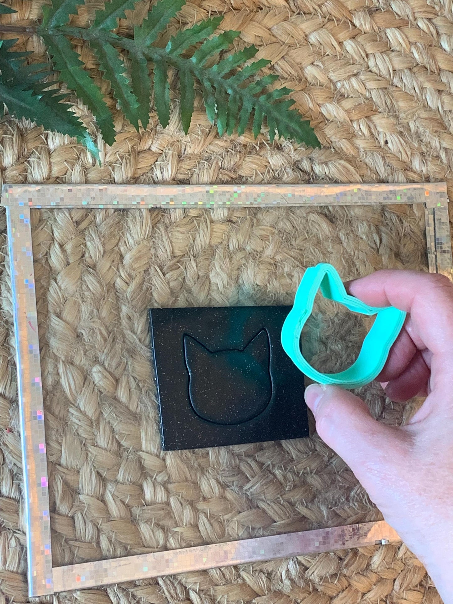 Cat Head Polymer Clay Cutter: Witchy Halloween Jewelry Supplies