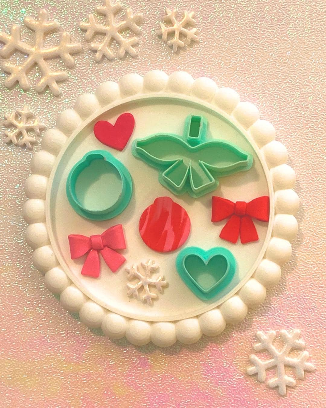 3D Bow Polymer Clay Cutter: fold Ribbon, clay tool,