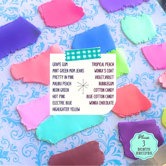 Sculpey Premo Polymer Clay Color Recipes: 80's & Candy Man (Digital)