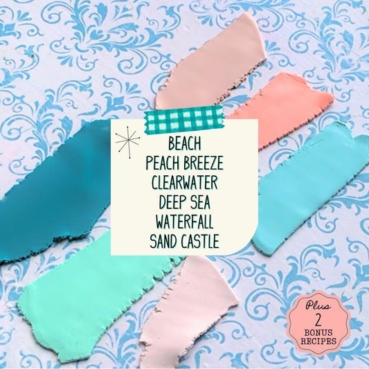 Sculpey Premo Polymer Clay Color Recipes: Beachside Palette (Digital Download)