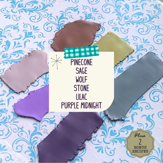 Sculpey Premo Polymer Clay Color Recipes: Cottagecore Earth Tones (Digital Download)