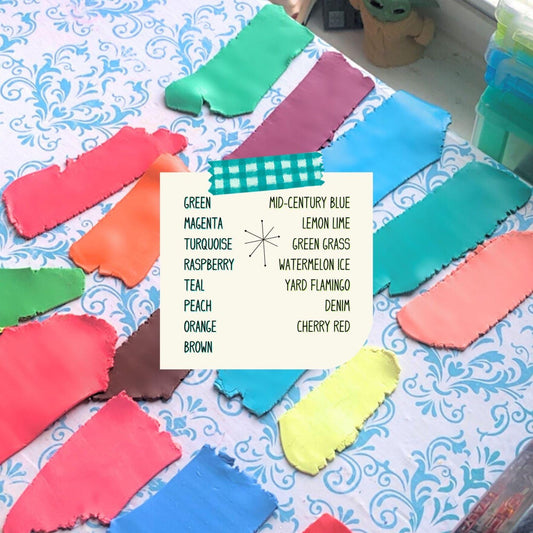 Sculpey Premo Polymer Clay Color Recipes: Basic & Neighbor Set (Digital Recipe Cards)