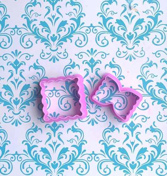 Pasta Shaped Clay cutters for Polymer Clay, 5 sizes, .25in (micro) -1.50in, clay crafts, earring/jewelry making supplies/tools, sharp