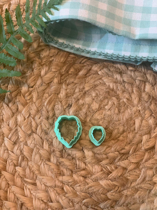 Leaf cutter for Polymer Clay, 5 sizes, autumn, cottagecore, cozy forest vibes, clay crafts, earring/jewelry making supplies/tools, sharp