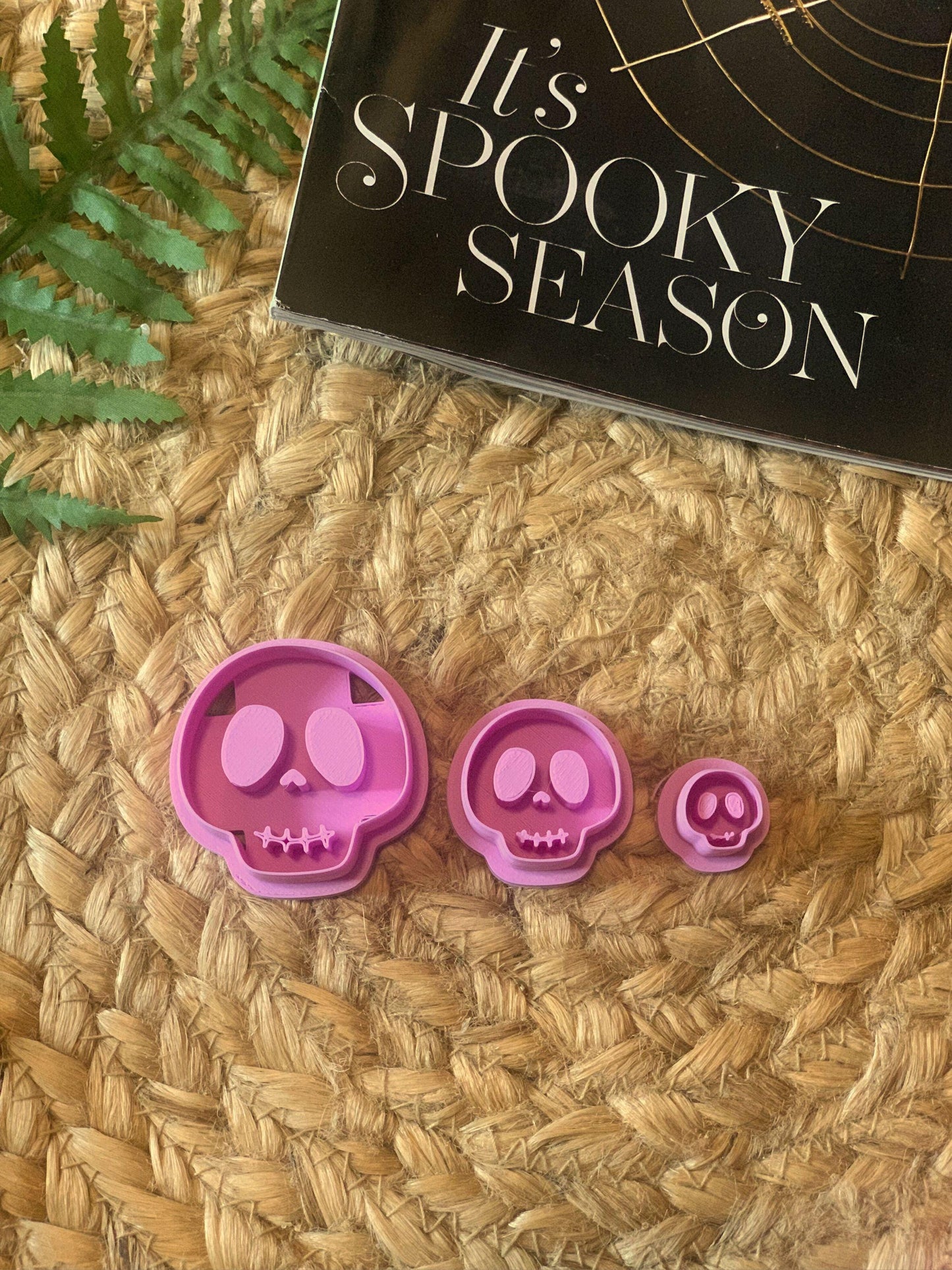 Skeleton Face Cutter: Polymer Clay Earring Jewelry Tool