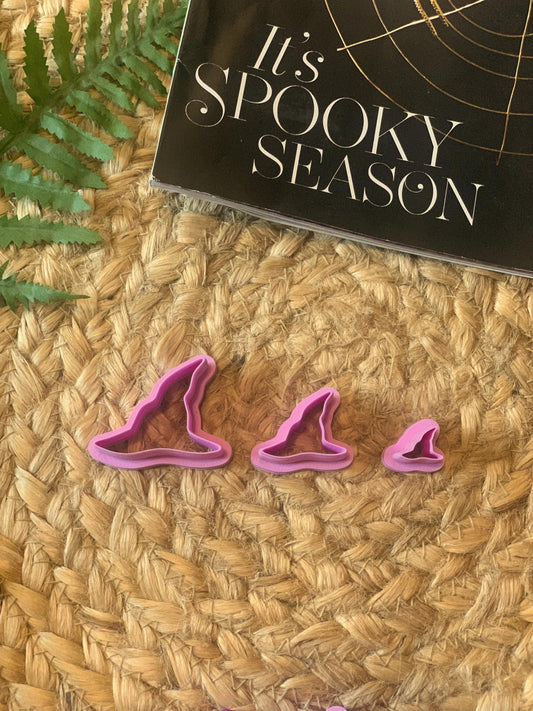 Witch Hat Polymer Clay Cutter Set: Spooky Halloween Jewelry Making