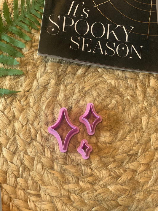 Twinkle Star cutter for Polymer Clay, sparkle, glitter, Halloween, witchcraft, night sky, clay craft, earring/jewelry making supplies/tools