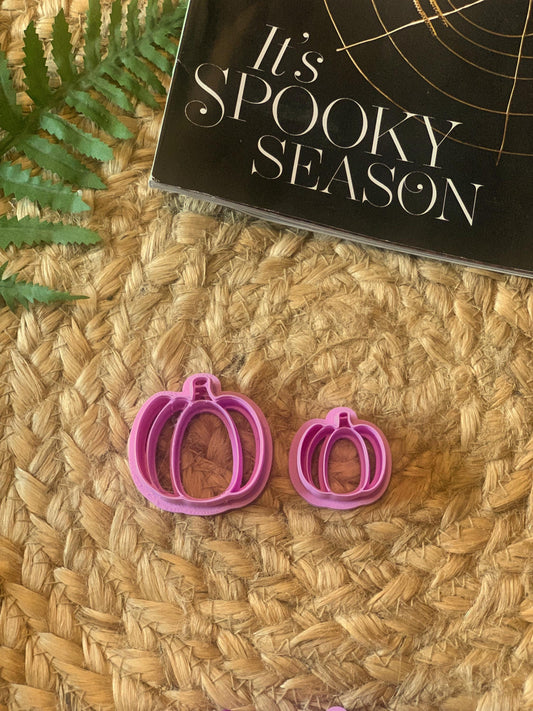 Pumpkin patch cutter for Polymer Clay, autumn, cottagecore, cozy forest vibes, clay crafts, earring/jewelry making supplies/tools, sharp