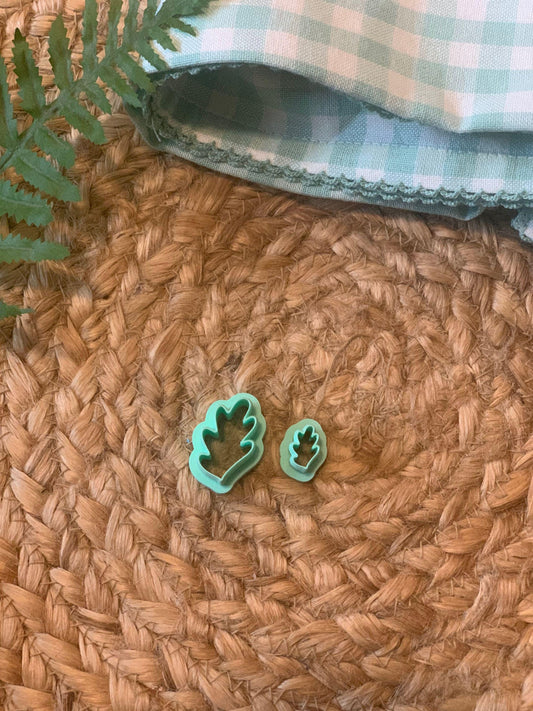 Oak Leaf Polymer Clay Cutter: Cottagecore Jewelry Tool, 4 Sizes