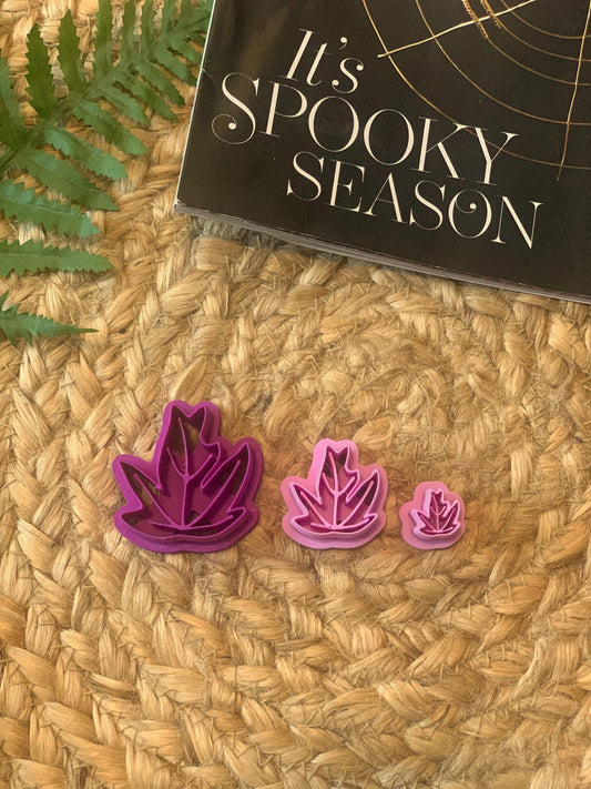 Ivy Leaf cutters for Polymer Clay, 3 sizes, plants, witchy, autumn, spooky, forest, woods, clay craft, earring/jewelry making supplies/tools