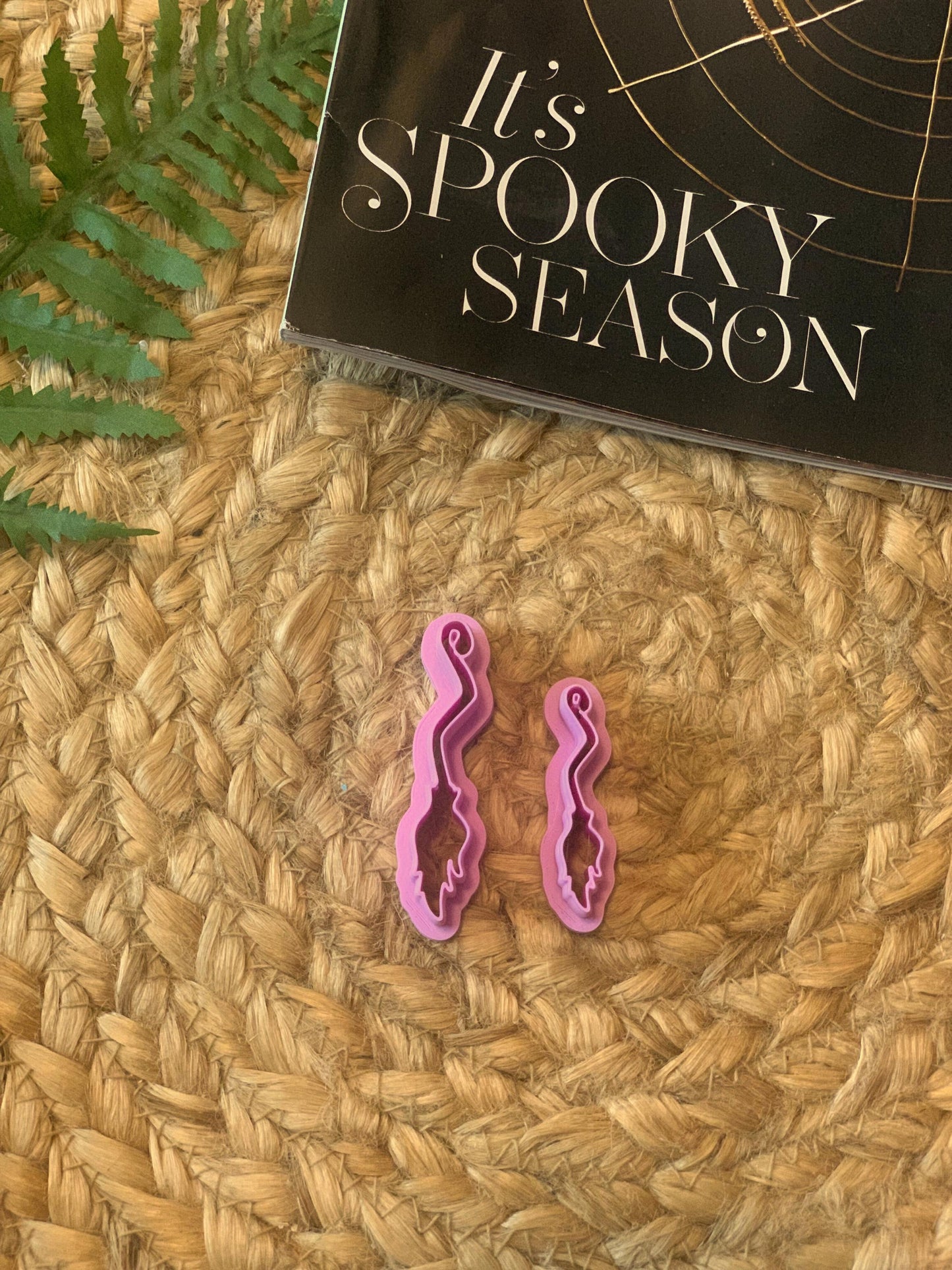 Crooked Broom Cutter: Polymer Clay Witch, Halloween Jewelry Making