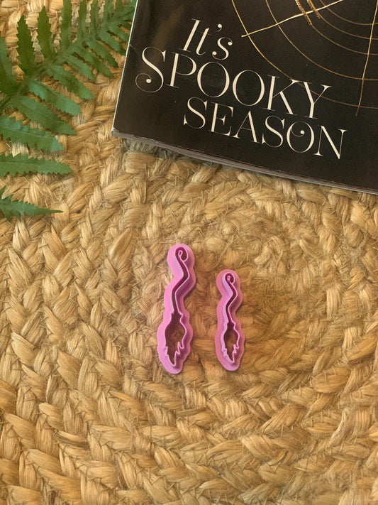 Crooked Broom Cutter: Polymer Clay Witch, Halloween Jewelry Making