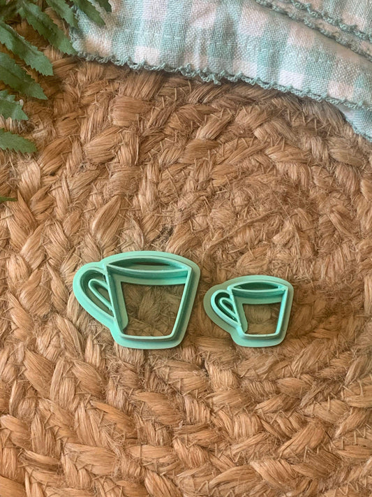 Coffee Mug Polymer Clay Cutter: Cottagecore Jewelry Tool
