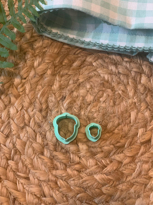 Acorn Polymer Clay Cutter Set: Cottagecore Jewelry Making Tool