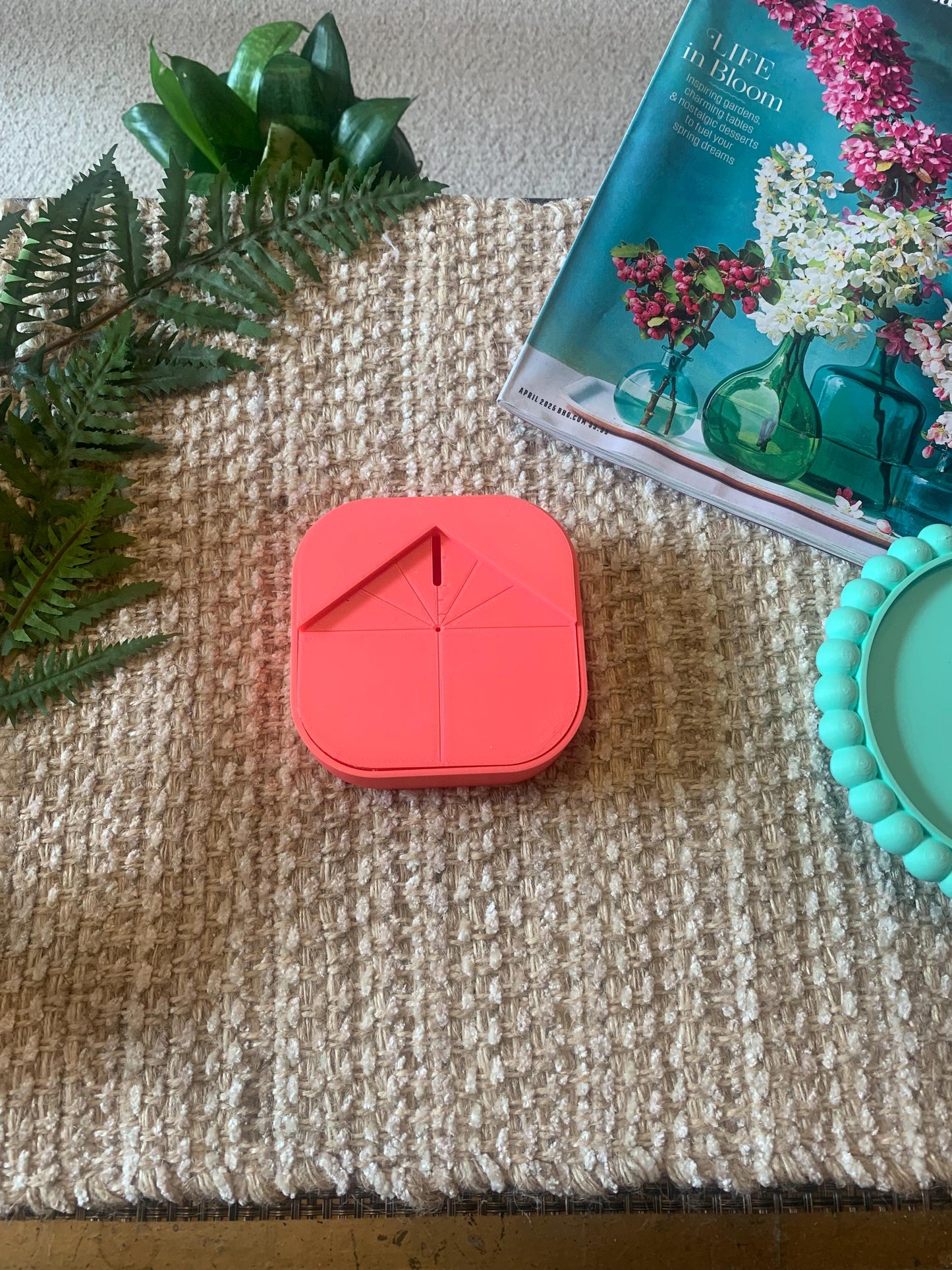 Polymer Clay Drill Box Guide with Catch Basin: Centered Holes