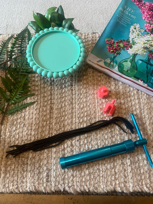 Clay Extruder Drill Adapter: Polymer Clay Tool, Pink PLA Plastic