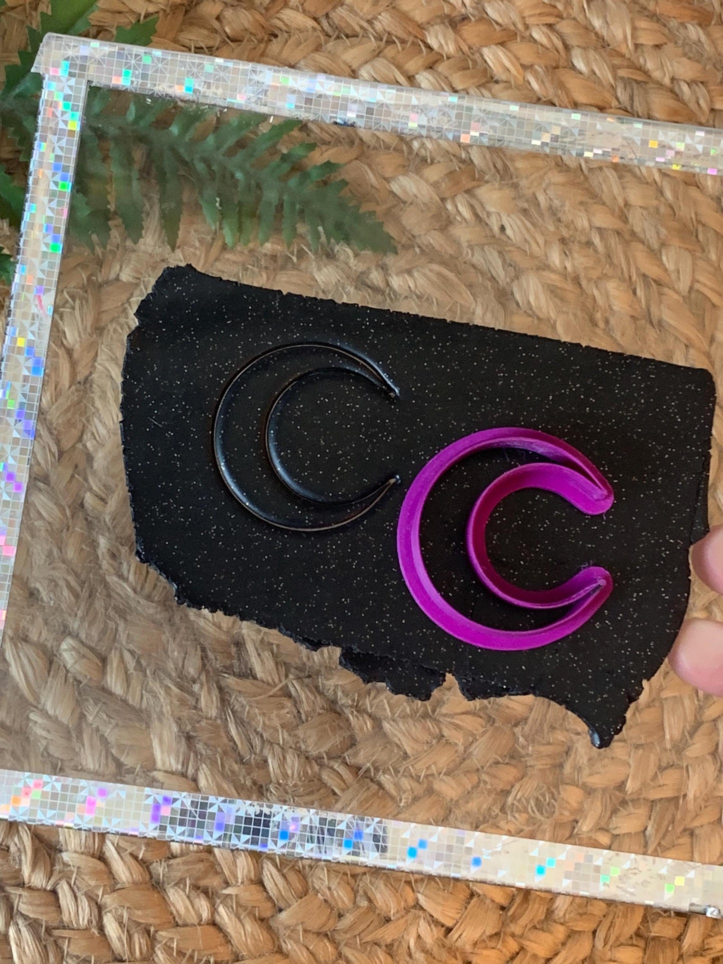 Witchy Moon Polymer Clay Cutter: Halloween Jewelry Making - 3 Sizes