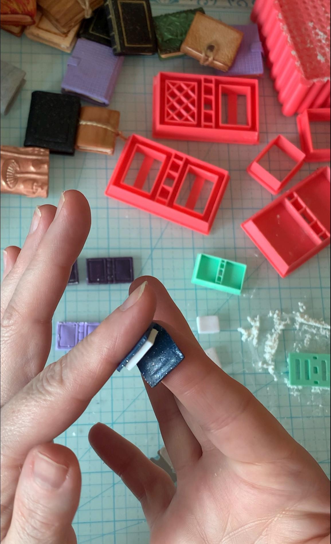 Miniature Book Cutter Set for Polymer Clay