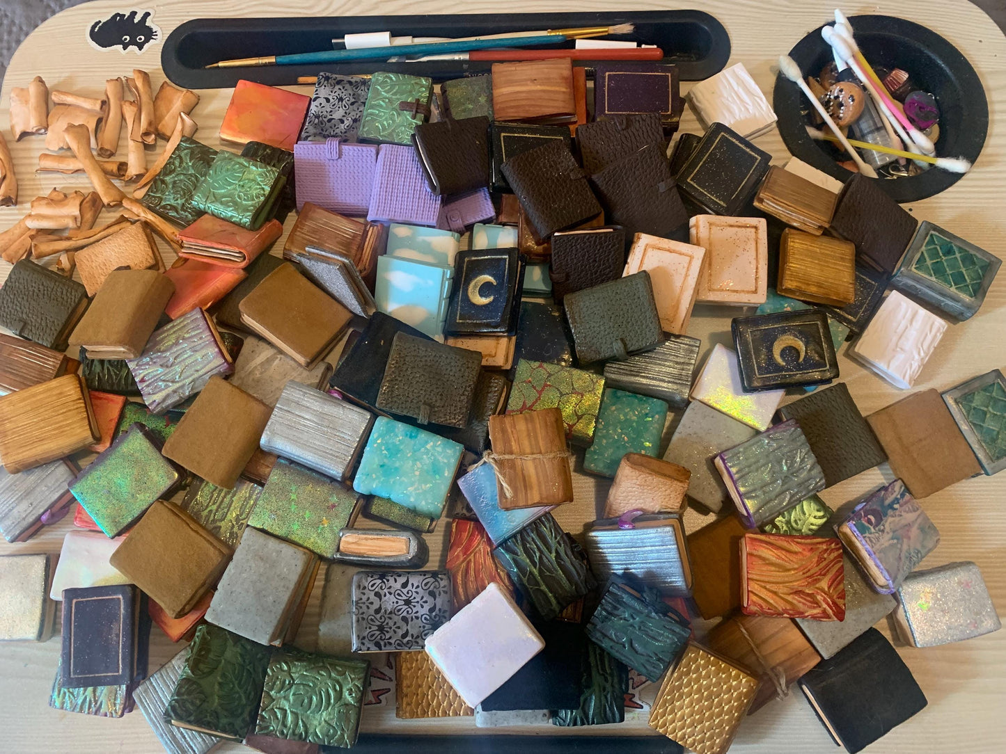 Polymer Clay Book Cutter Set: Fabric Texture, Sharp Cutters