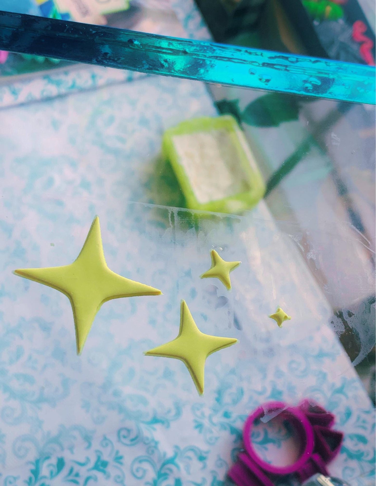 Four Point Star cutter for Polymer Clay, witchy, autumn, spooky, halloween, twinkle, clay craft, stud earring/jewelry making supplies/tools