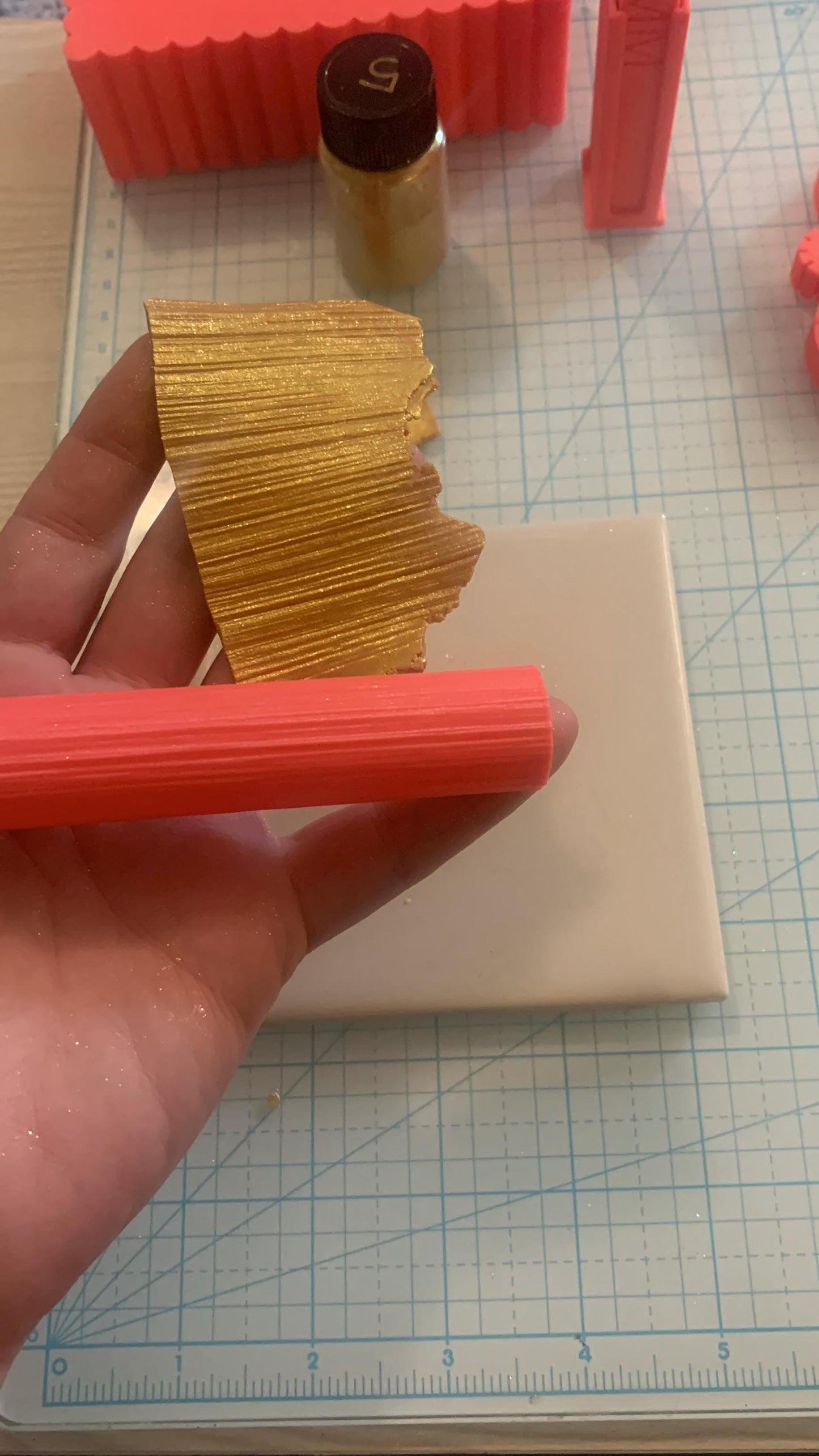 Line Texture Clay Roller, Polymer clay supplies and tools, book pages, brushed metal