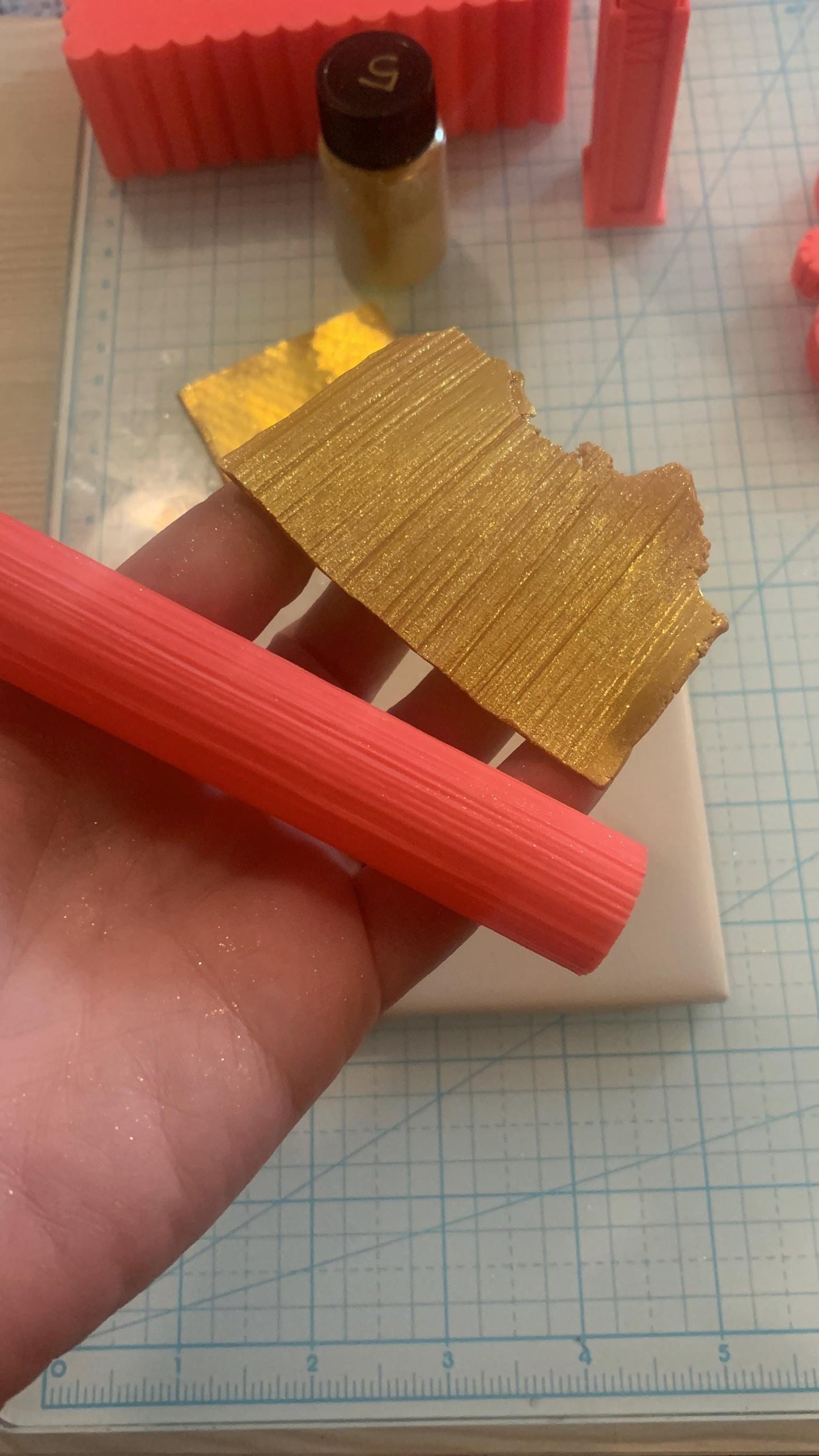 Line Texture Clay Roller, Polymer clay supplies and tools, book pages, brushed metal