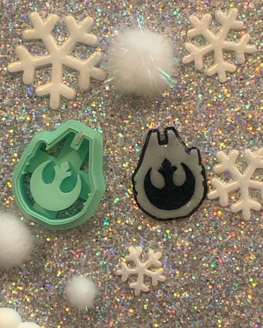 Star Wars Rebel Falcon Polymer Clay Cutter: