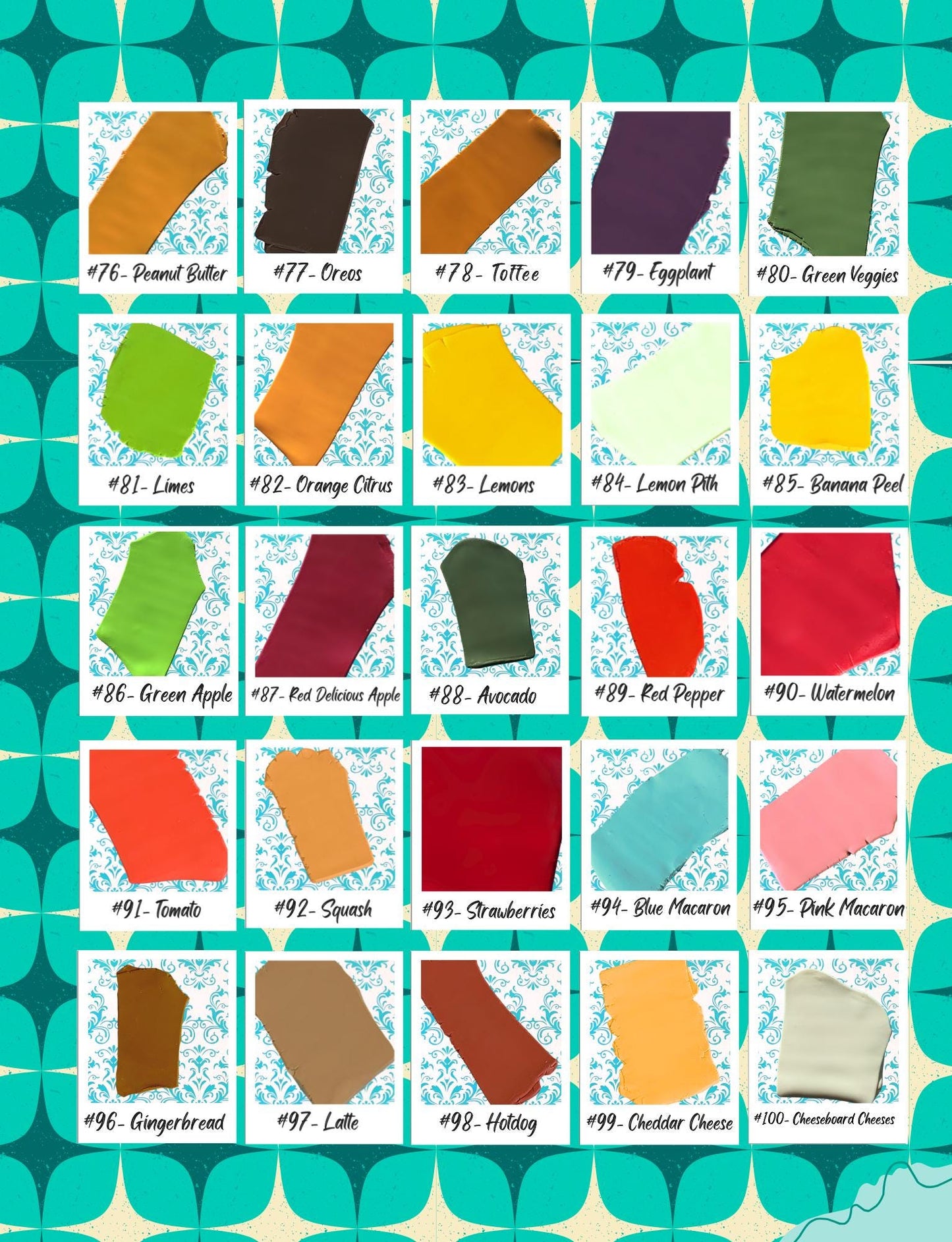 Holiday Color Recipes for use with Sculpey Premo clay (Digital), with Disney inspired FROZEN Color recipe pack. Plus 5 BONUS recipes