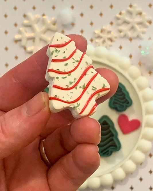 Little Debbie holiday tree Polymer Clay Cutter: