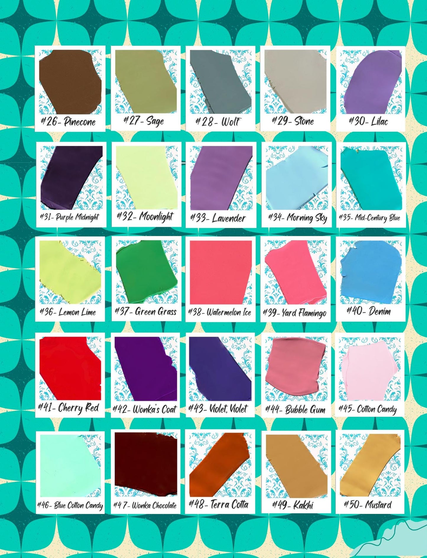 Holiday Color Recipes for use with Sculpey Premo clay (Digital), with Disney inspired FROZEN Color recipe pack. Plus 5 BONUS recipes