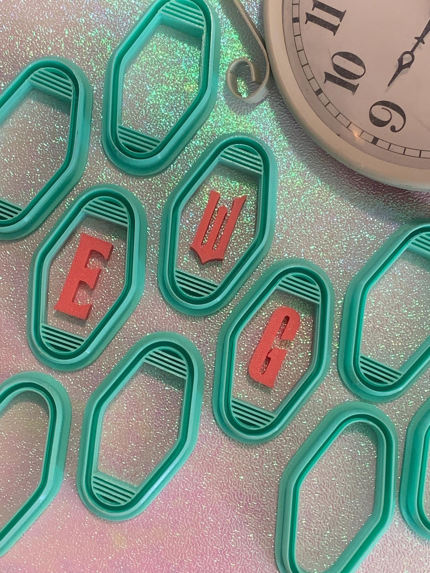 Hotel keychain clay cutter, polymer clay tool