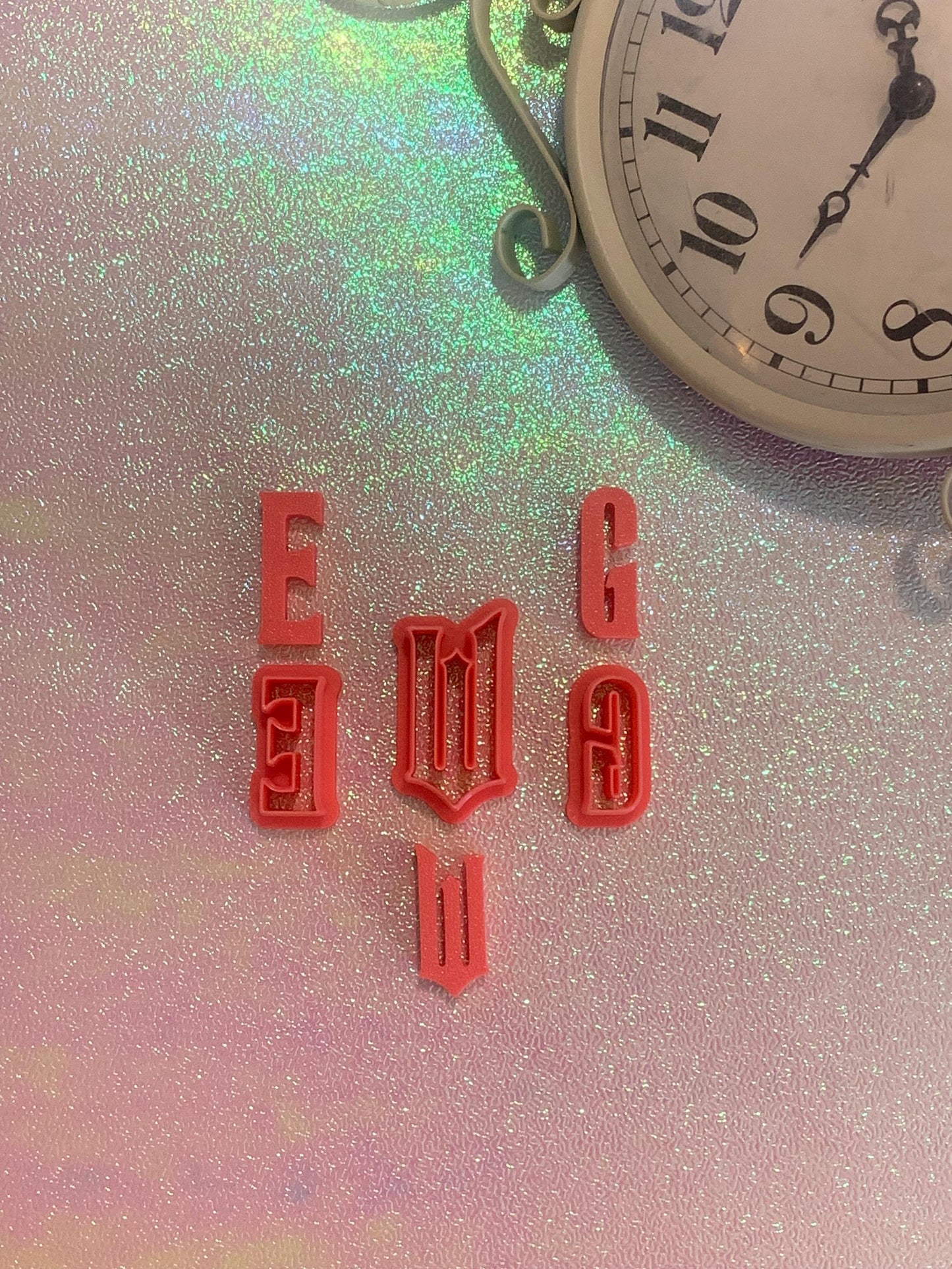 Wicked inspired clay cutters and stamps, clay tools