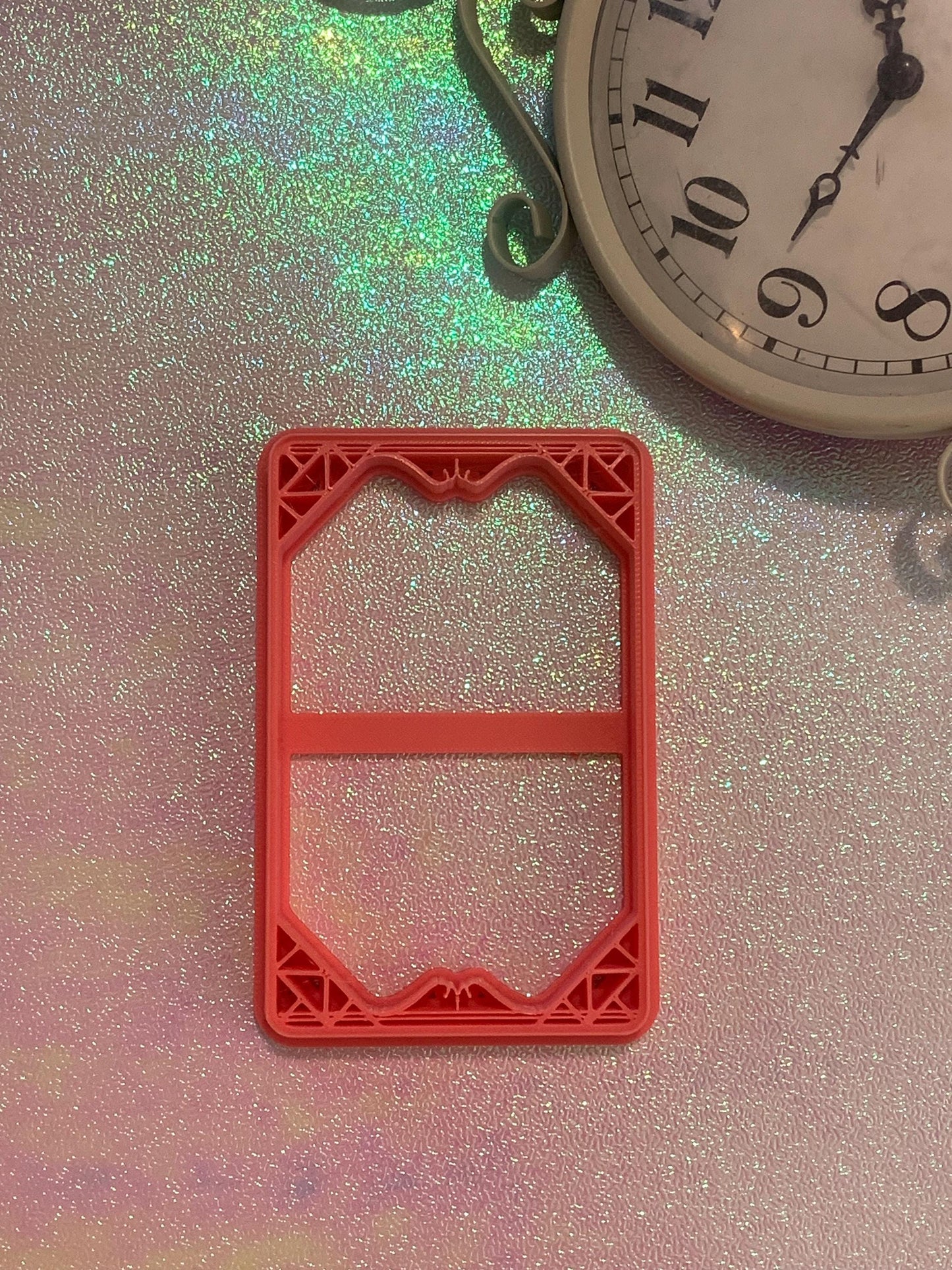 Wicked inspired Trinket dish cutter, Stained glass border, clay tool,