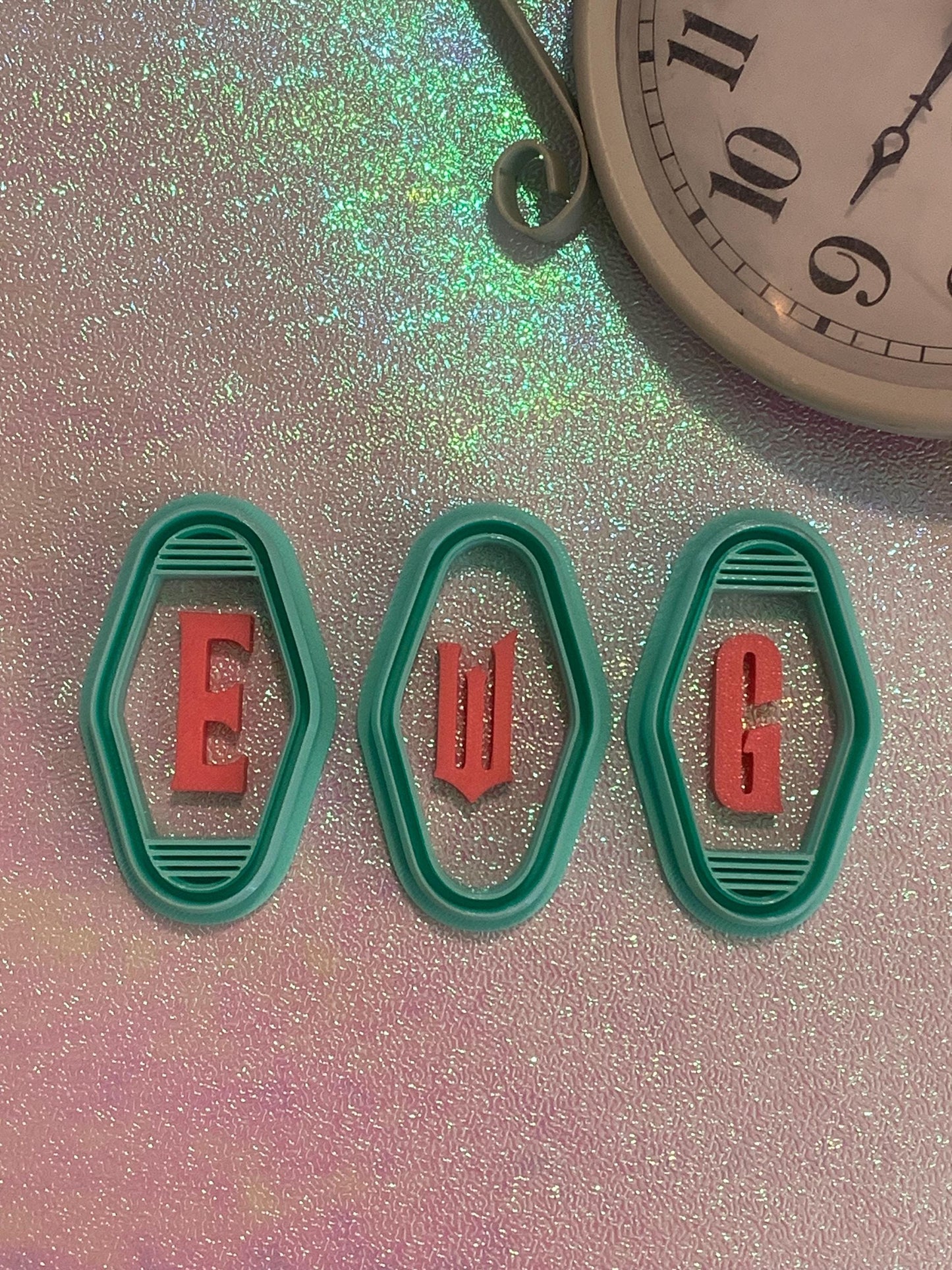 Wicked movie inspired, Letter Polymer Clay Cutter and stamps, Wicked font, Fantasy Clay Tools, Polymer Clay Cutter Set
