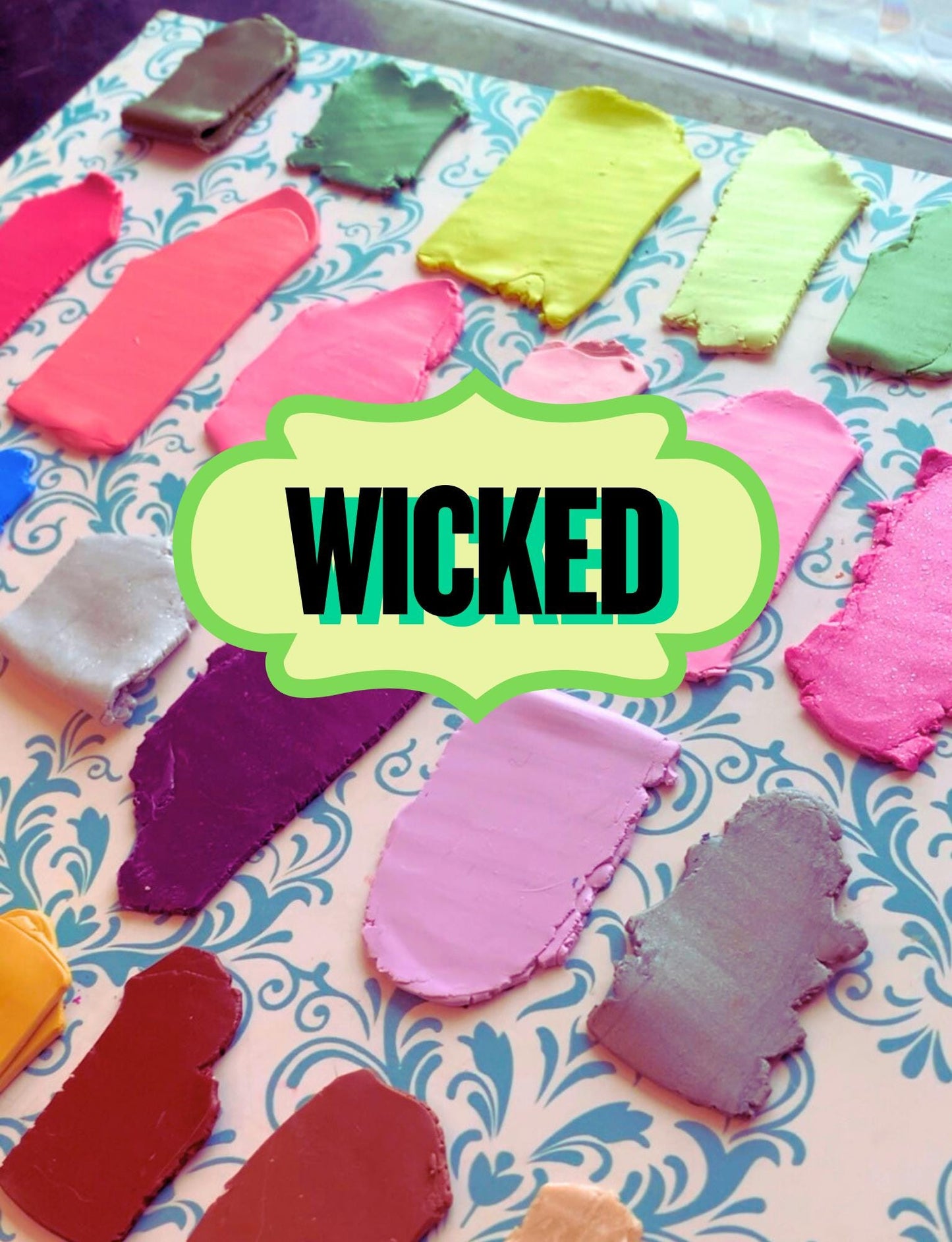Shiz University Wicked Polymer Clay Trinket Cutter, Wicked Silhouette Cutters, Fantasy Clay Tools, Polymer Clay Cutter Set