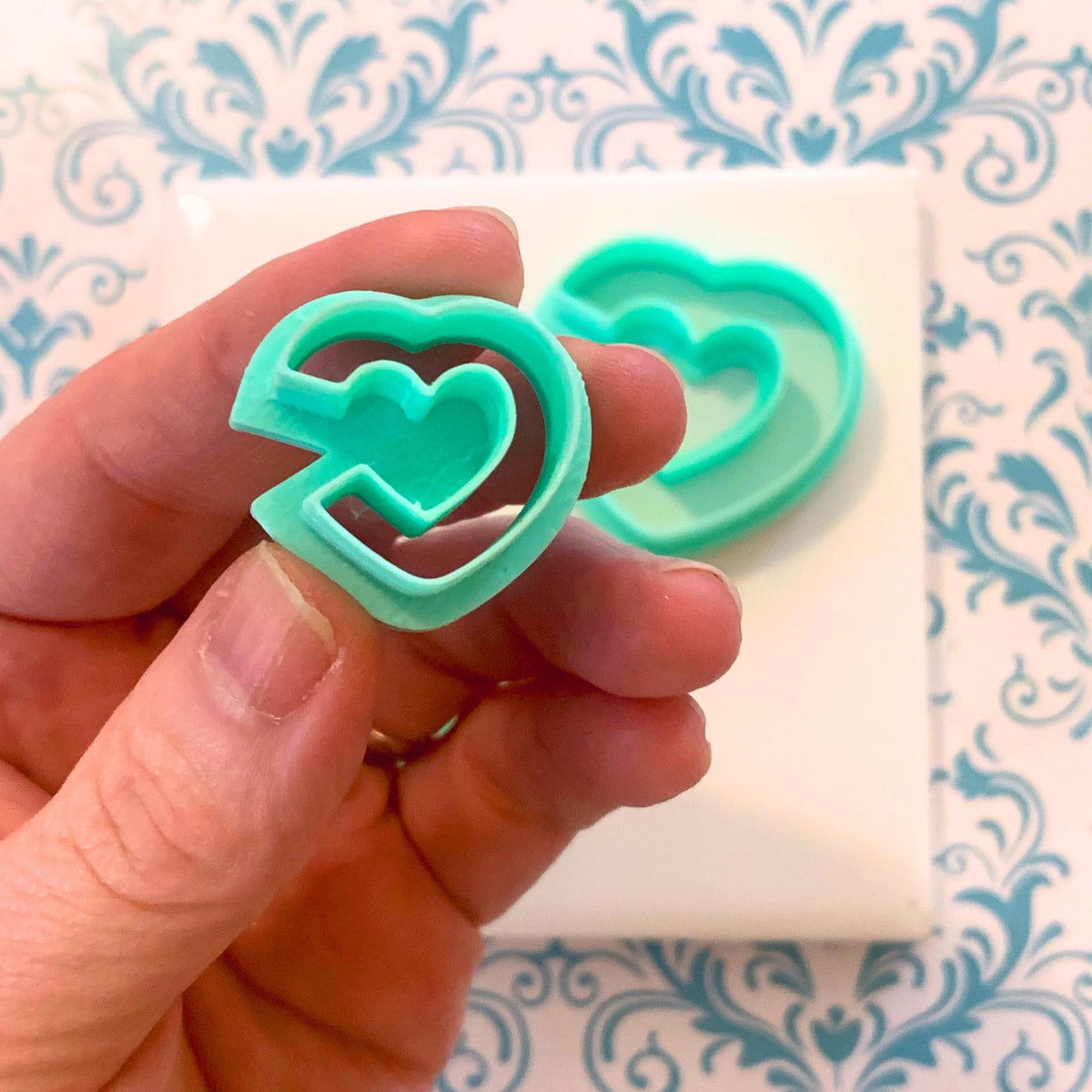 Heart Hoop Polymer Clay Cutters  Open Heart Earrings Tool Set