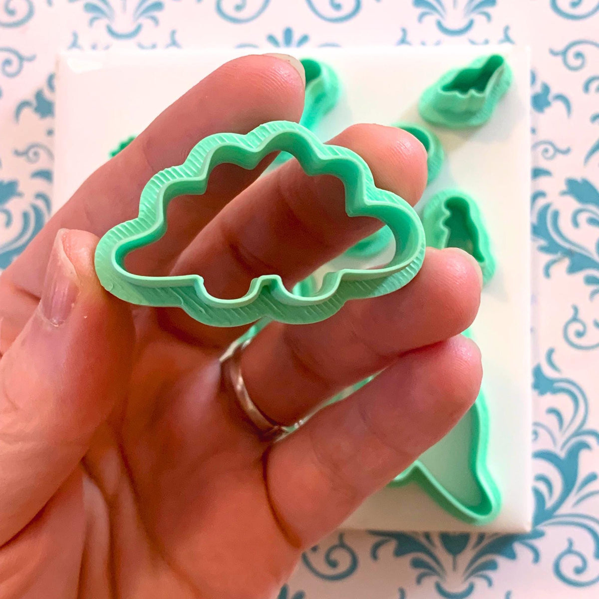 Dinosaur Nugget Polymer Clay Cutters | Fun Clay Craft Shapes