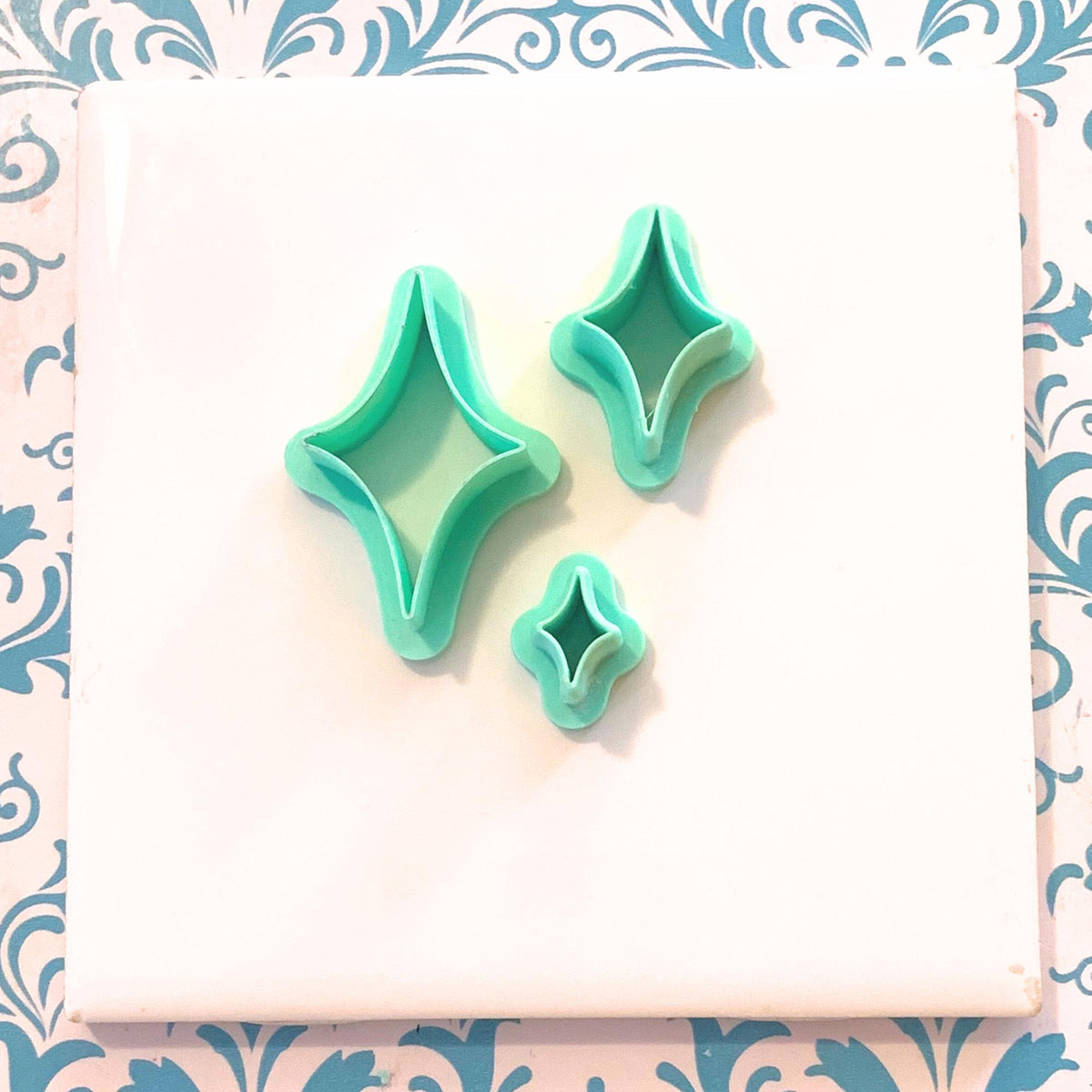 Celestial Cutter Set | Moon & Star Shapes for Polymer Clay Earrings