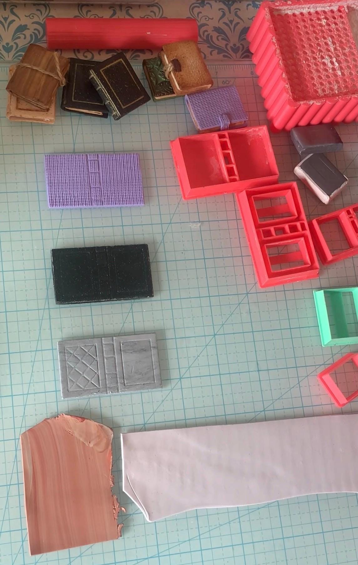 Single Book Cover Cutter | Polymer Clay Tool | Minature Books