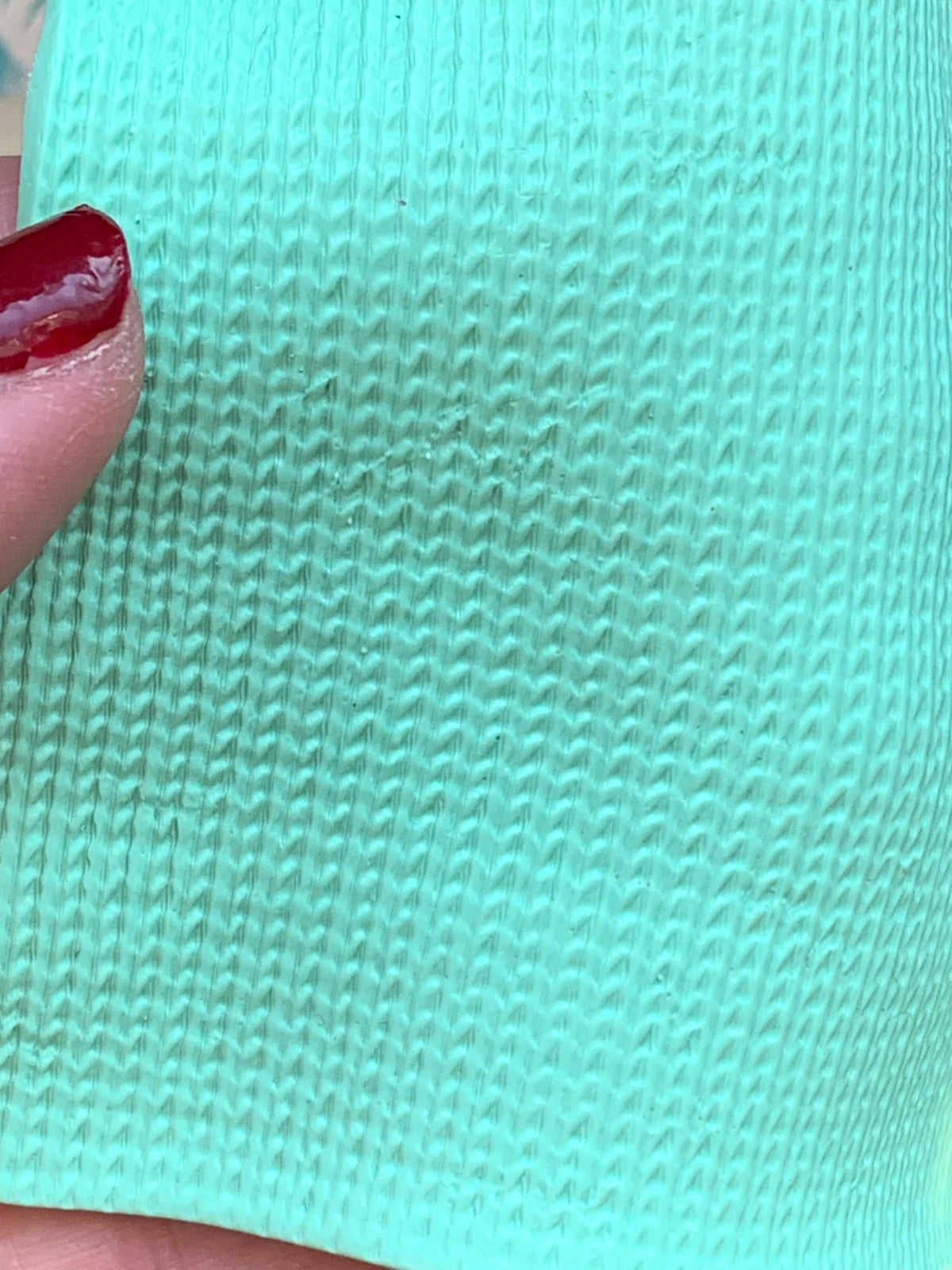 Jersey knit cotton Texture Roller for Polymer Clay | Fabric Pattern texture