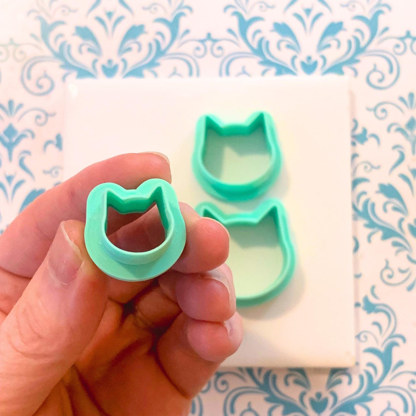 Polymer Clay Cat Head Cutters  Animal Shape for Earrings & Jewelry Making | 3 Styles