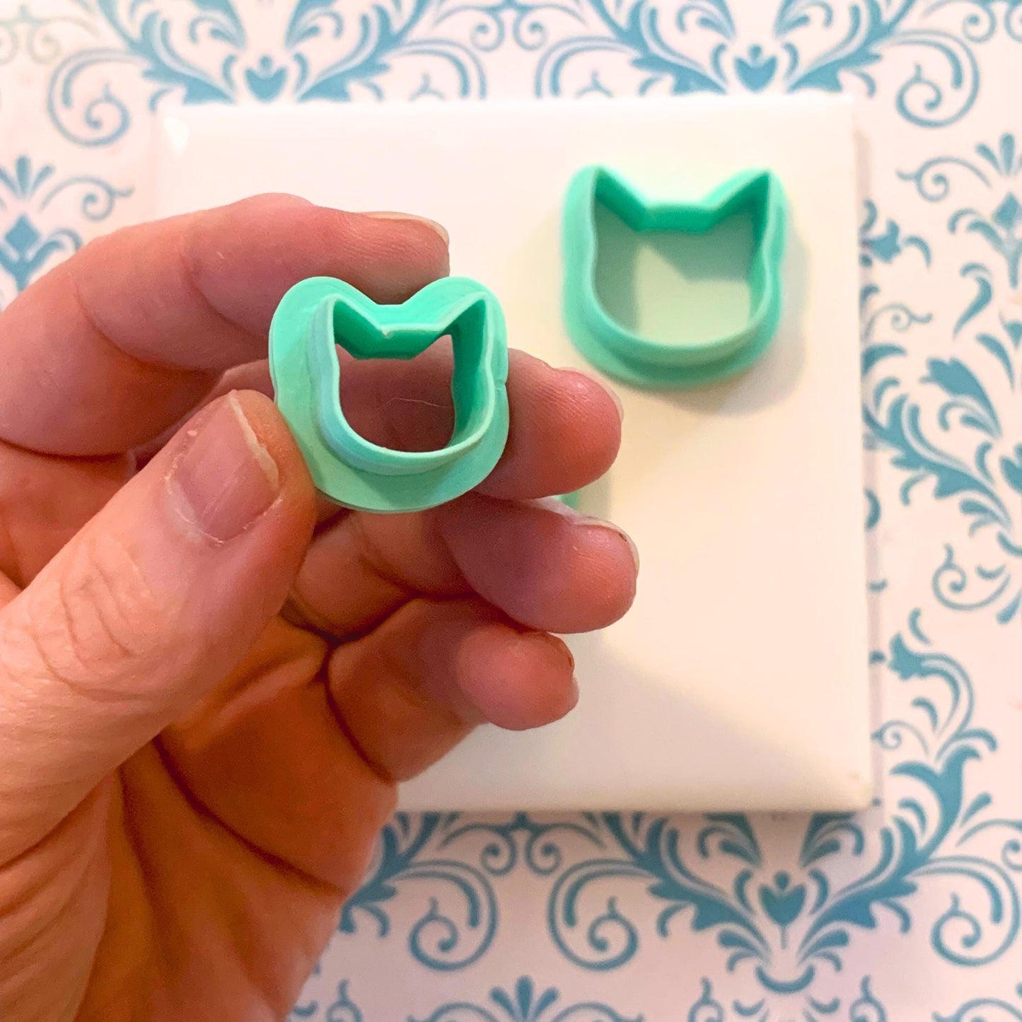 Polymer Clay Cat Head Cutters  Animal Shape for Earrings & Jewelry Making | 3 Styles