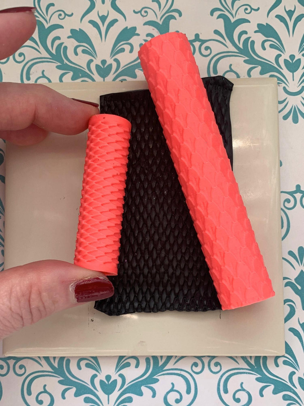 Dragon Scale Texture Roller | 2 Inch Polymer Clay Tool