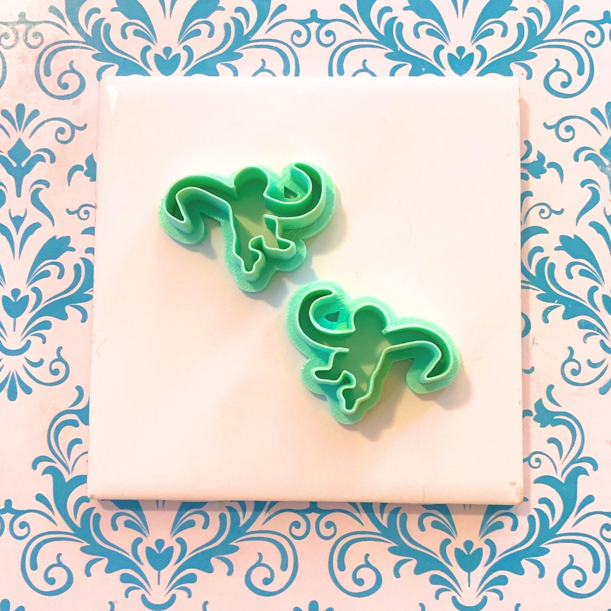 Barrel of Monkeys Polymer Clay Cutter | Retro Toy Shape for Earrings & Charms