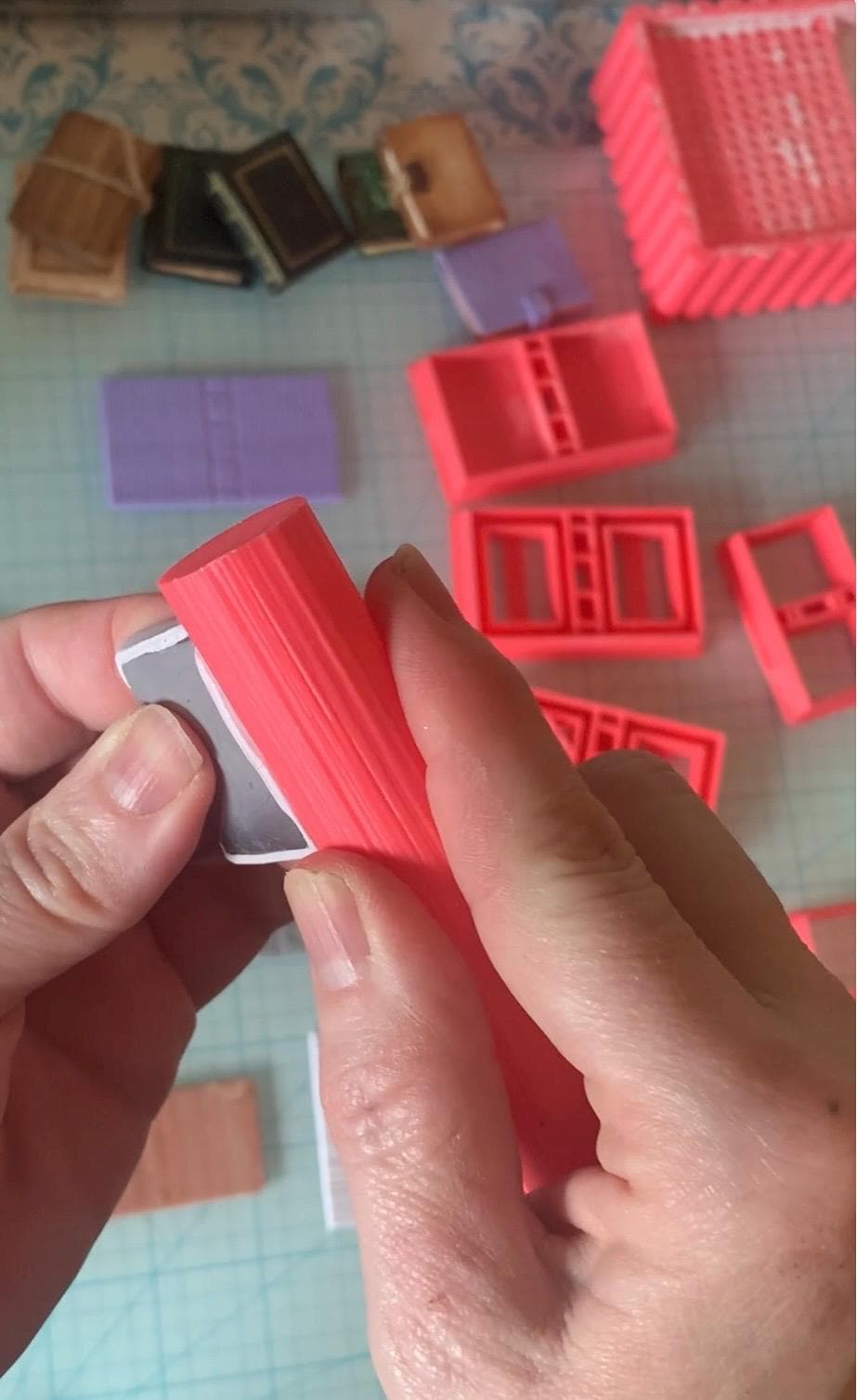 Single Book Cover Cutter | Polymer Clay Tool | Minature Books