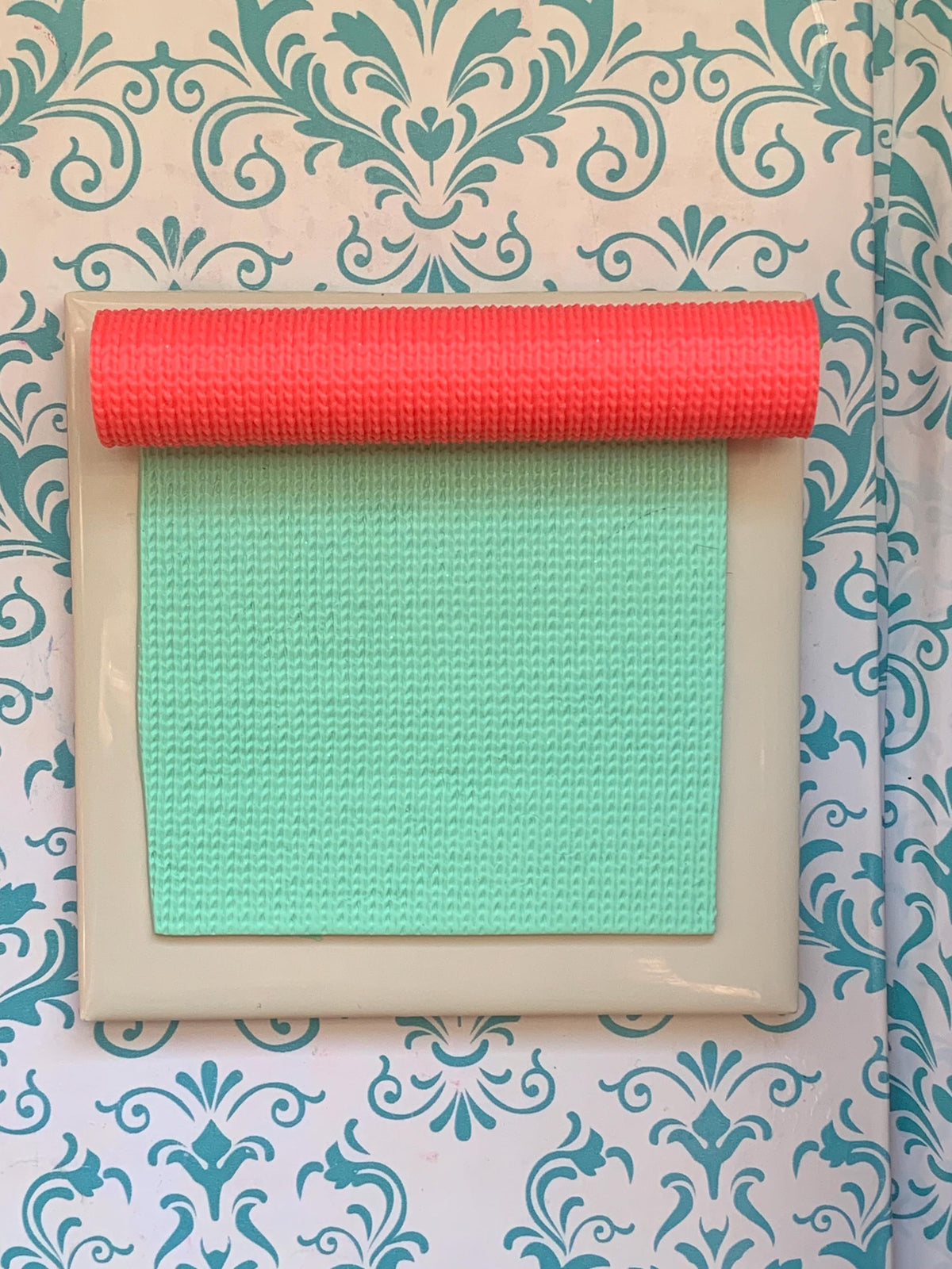 Jersey knit cotton Texture Roller for Polymer Clay | Fabric Pattern texture
