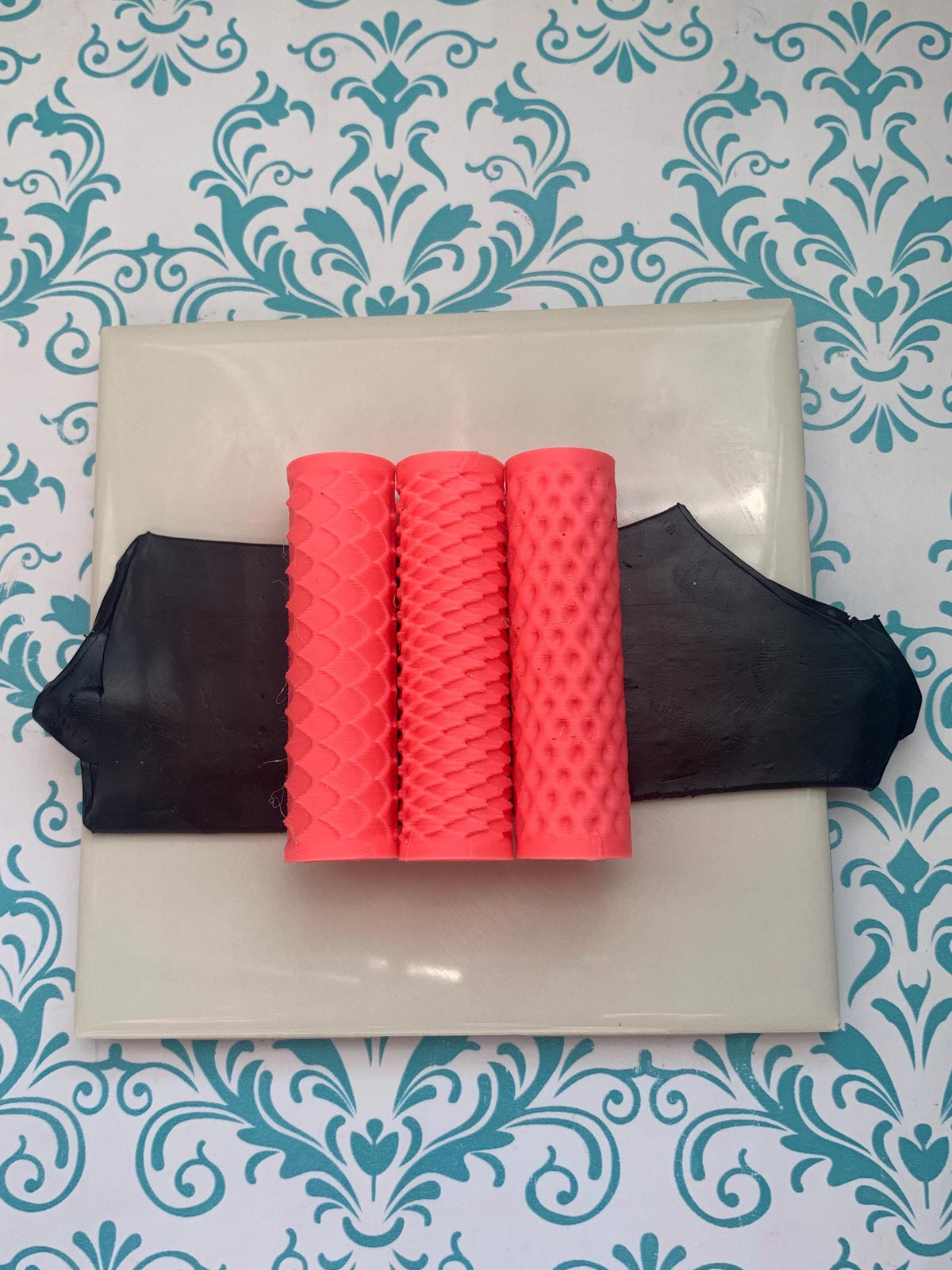 Fish Scale Texture Roller | 2 Inch Polymer Clay Tool