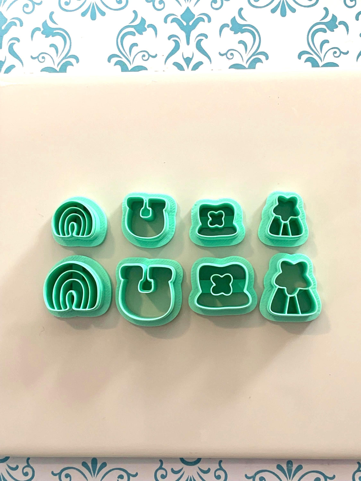Lucky Marshmallow Cutter Set | Rainbow, Horseshoe, Clover & Star Shapes | St Patricks day