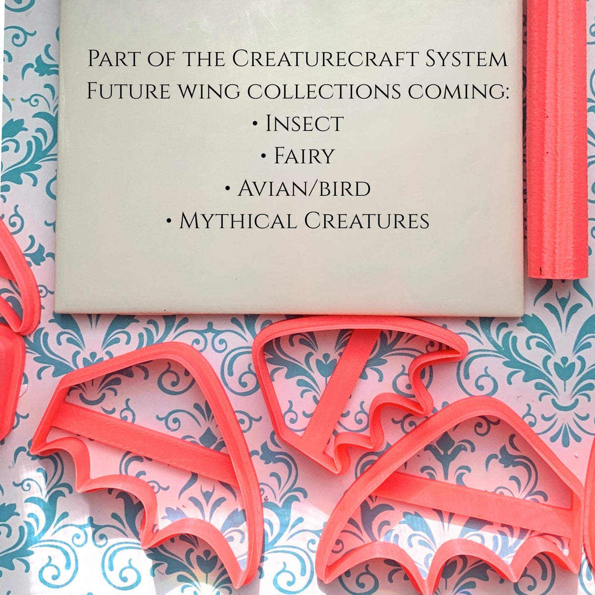 Complete Polymer Clay Dragon Kit | Wings, Scales, Texture Rollers, Creaturecraft System