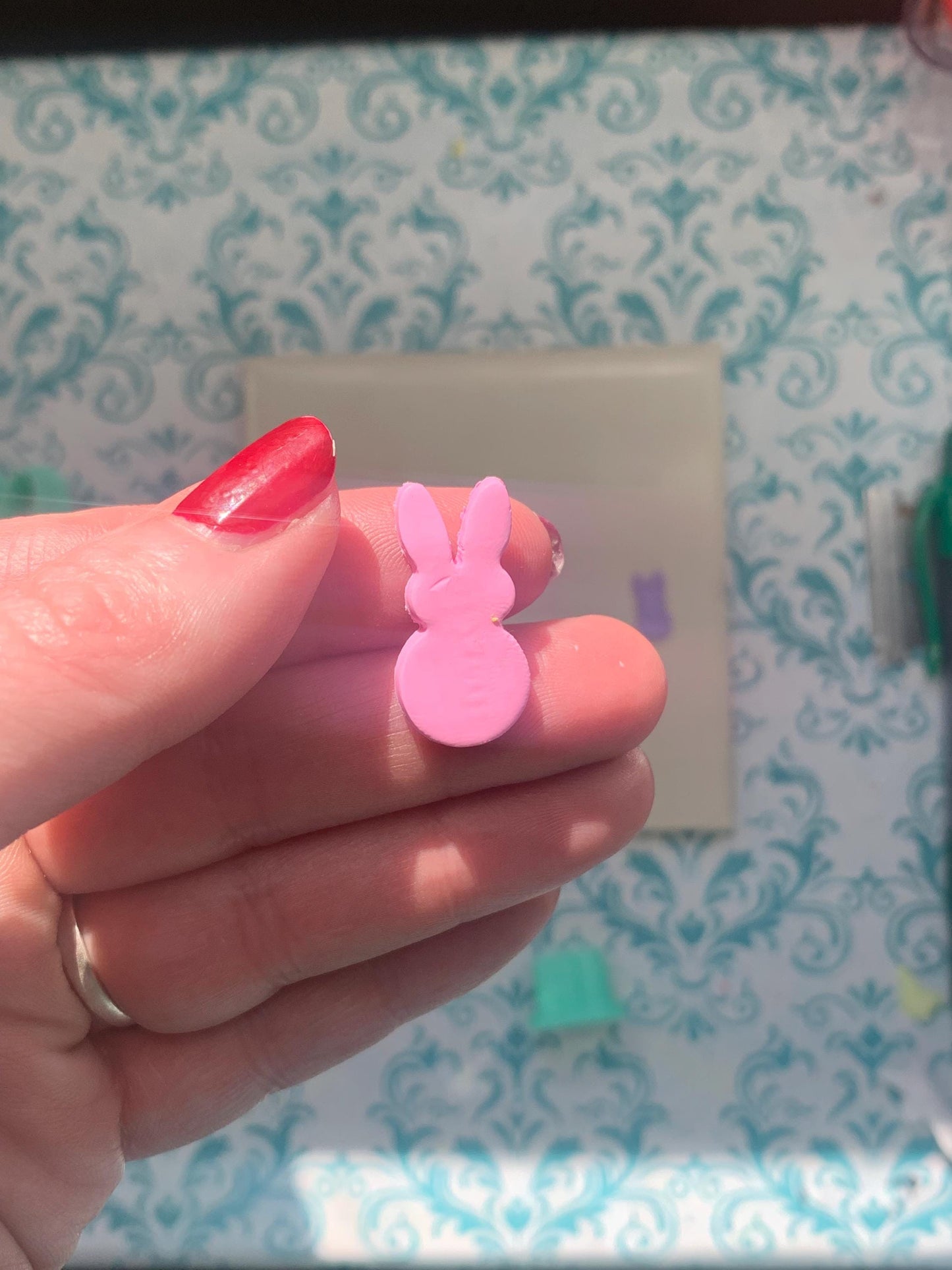 Marshmallow Bunny Polymer Clay Cutter| Easter Spring | jewelry making tools